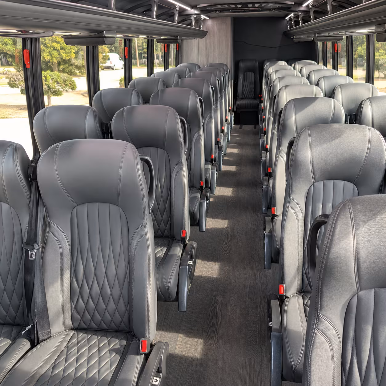 35 passenger minibus interior