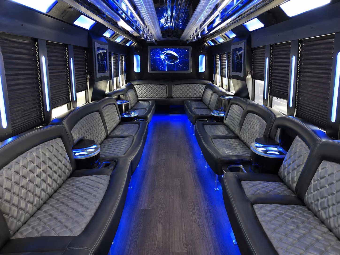 party buses to adderley amphitheater at cascades park concerts and festivals