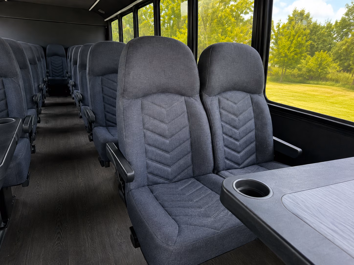tallahassee 18 passenger minibus inside