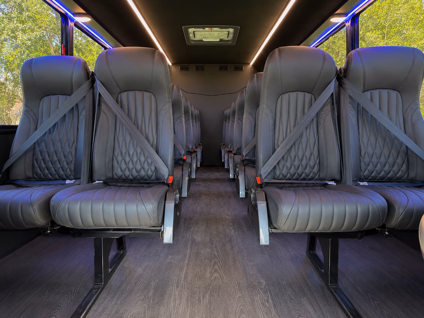 tallahassee 20 passenger minibus interior