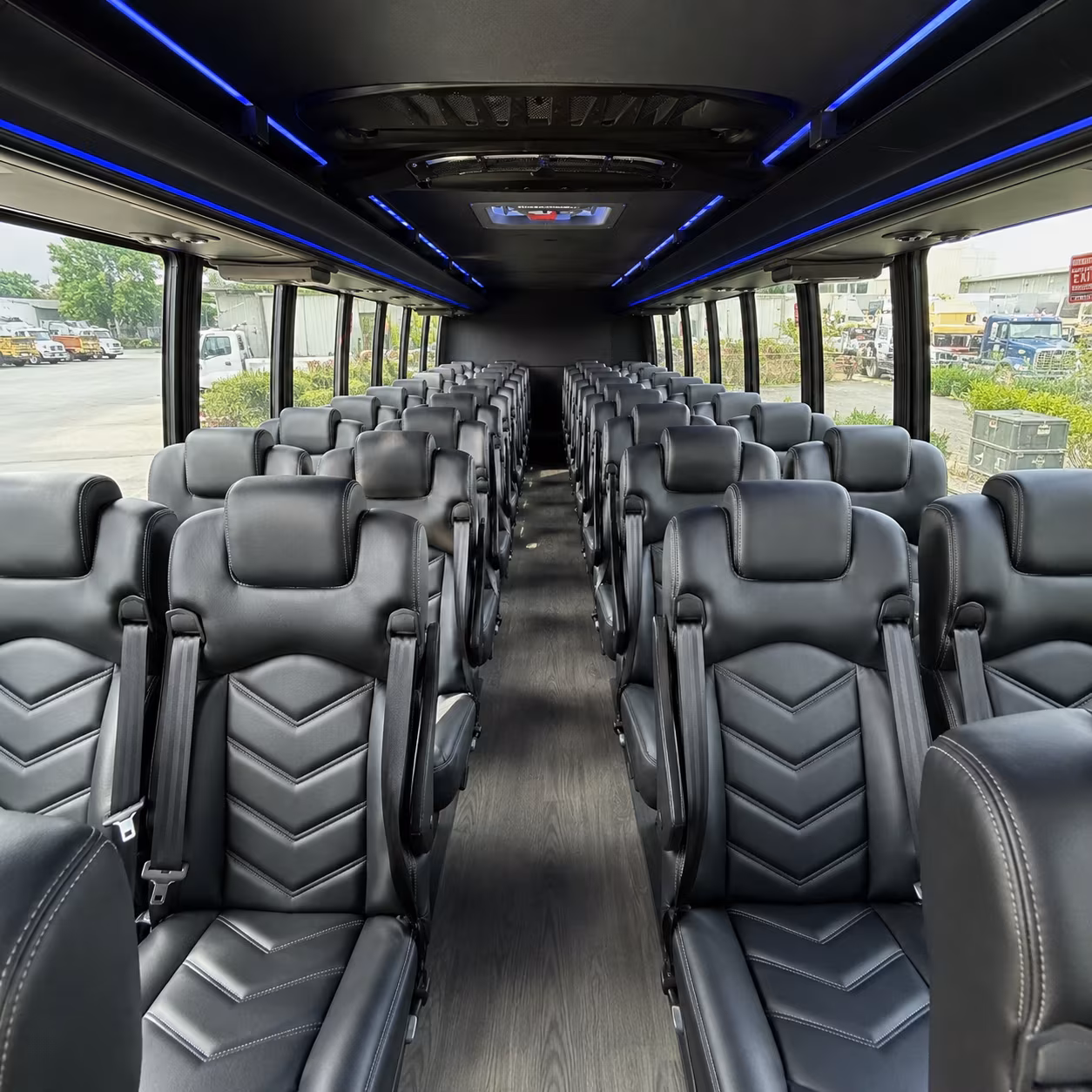 tallahassee 25 passenger minibus interior