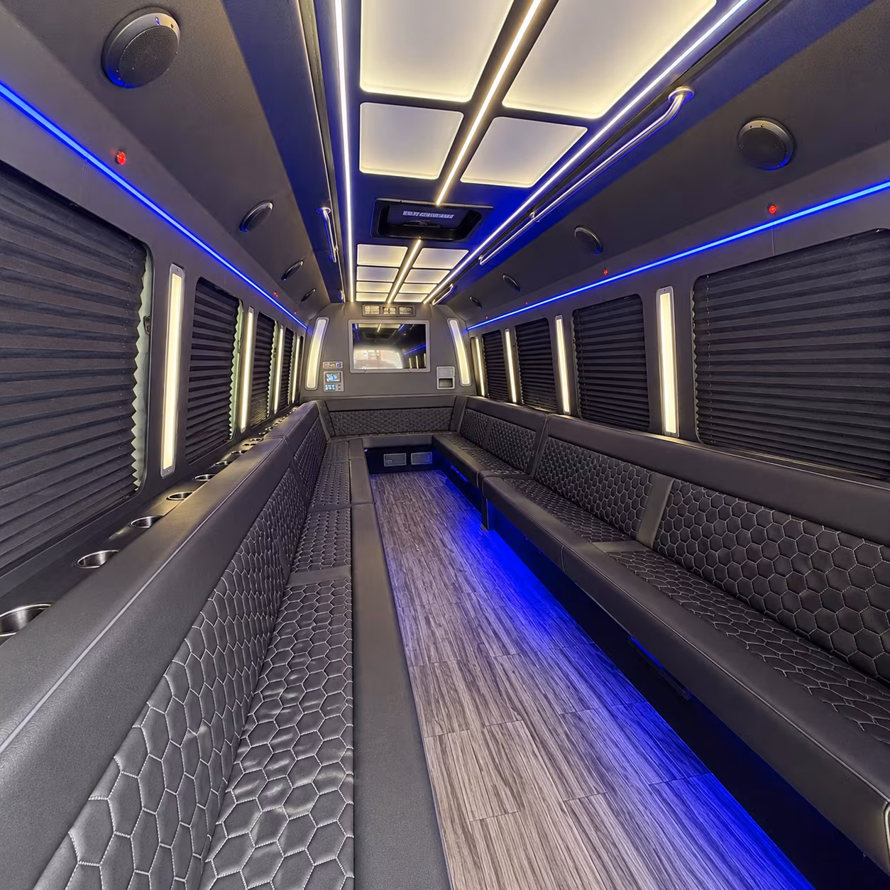tallahassee 30 passenger party bus interior