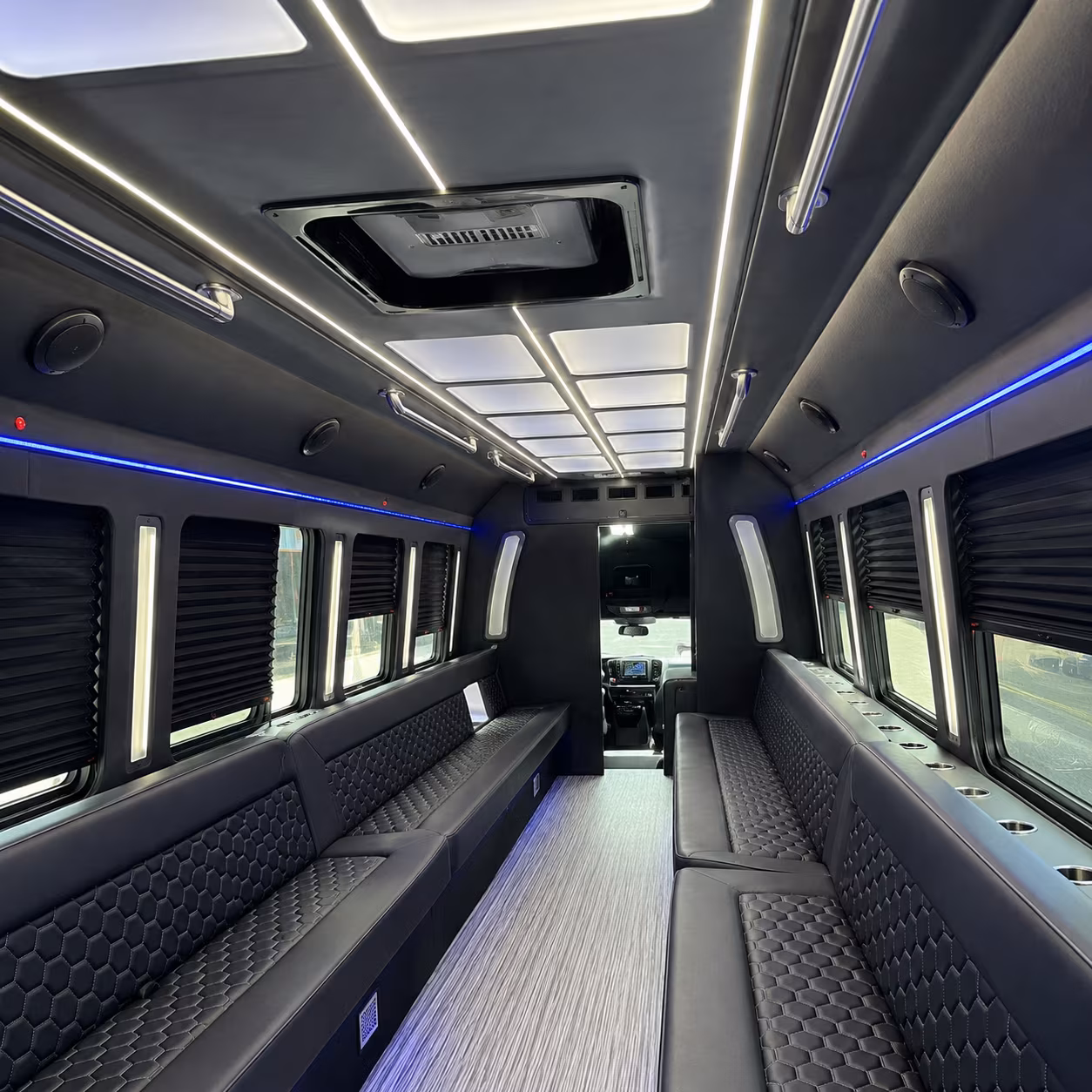 tallahassee party bus rental interior